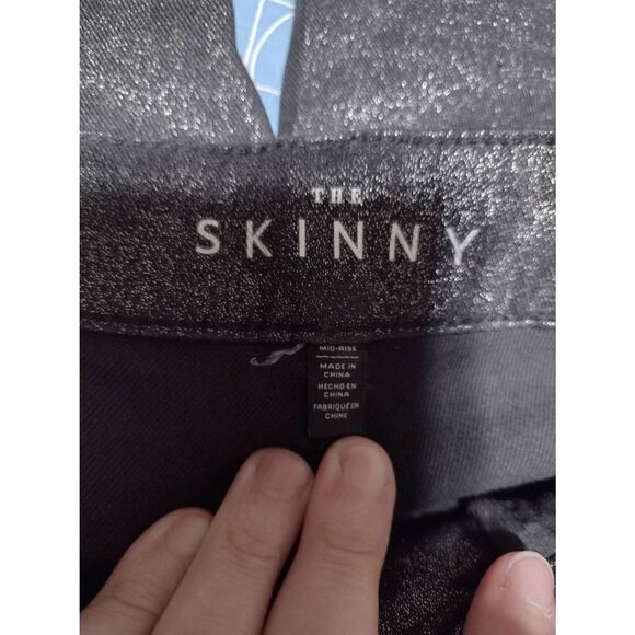 WHBM White House Black Market Size O Mid Rise Skinny Jean Shimmer - Picture 3 of 6